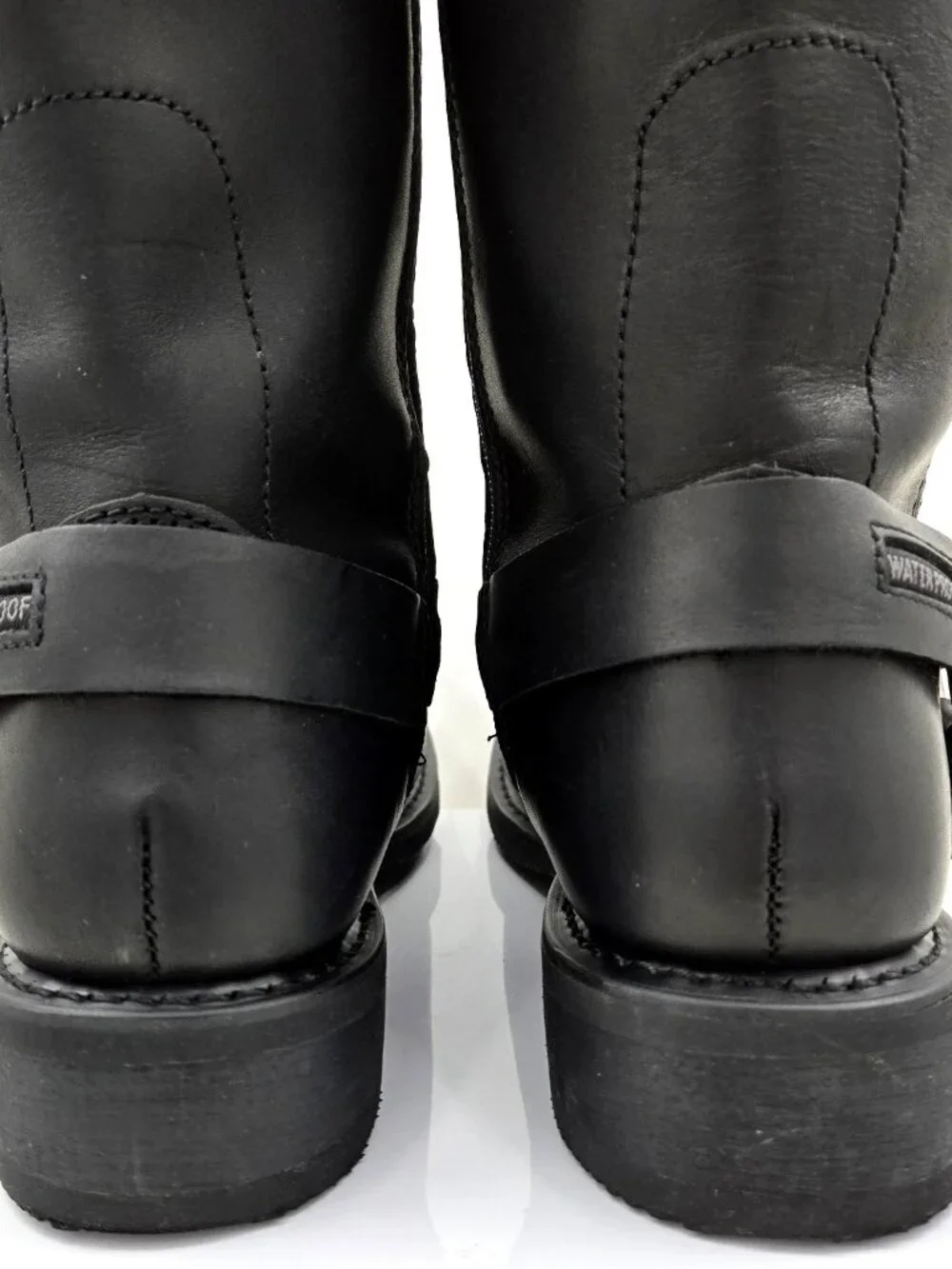 Harley Davidson Men's Size 11 Wide Hustin Side Zip Waterproof Black Boots D95353